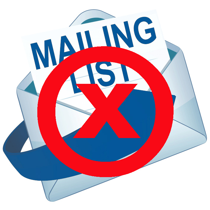 cancella la tua mail dalla nostra lista di gadget in offerta