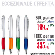 Penne in offerta con stampa vs logo ad uno colore